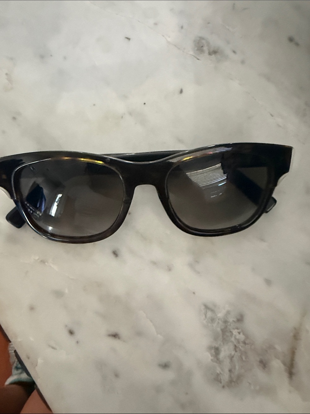 Dior Homme Black Sunglasses Arm Detail